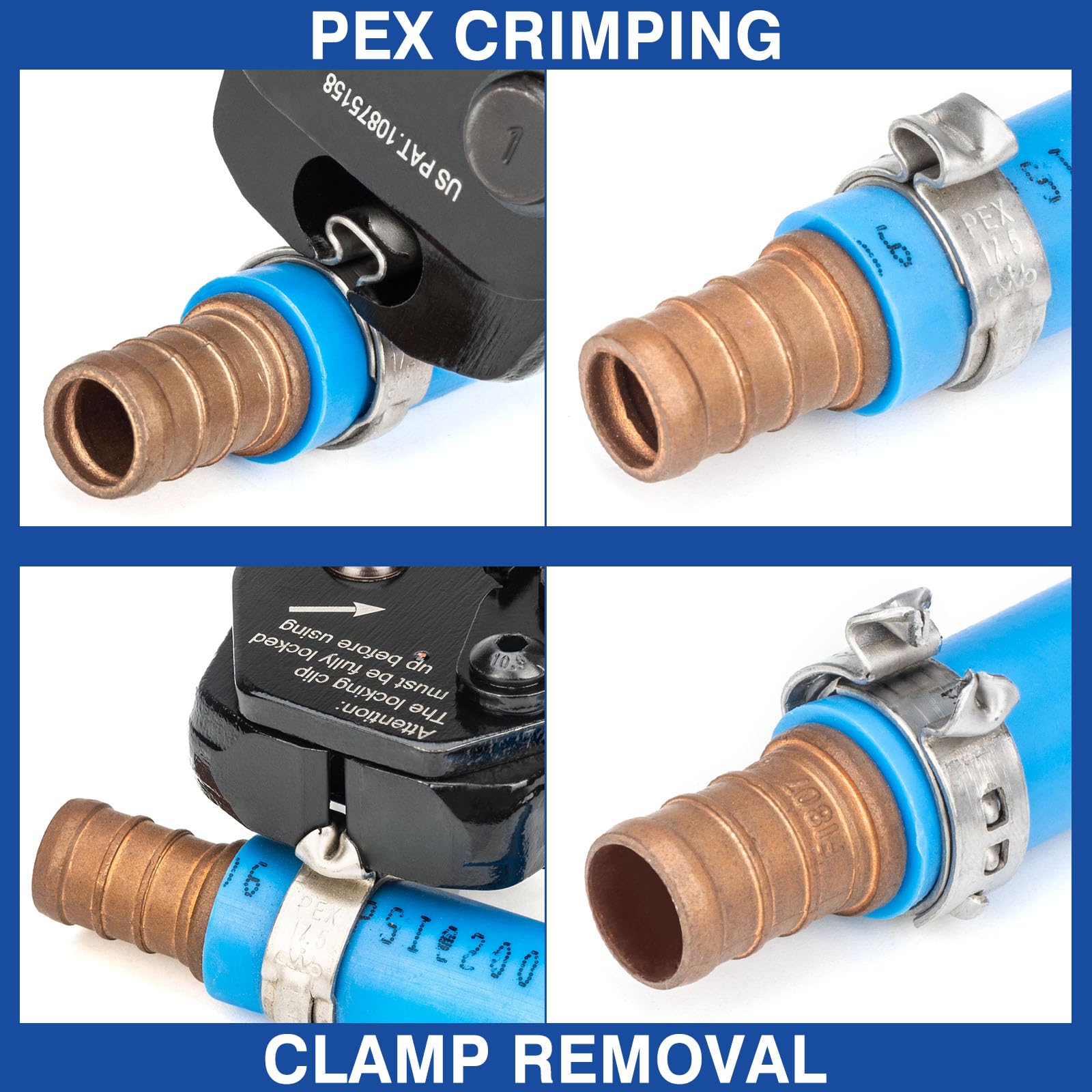 iCRIMP cut PEX tubing with smooth edge ensuring proper seal
