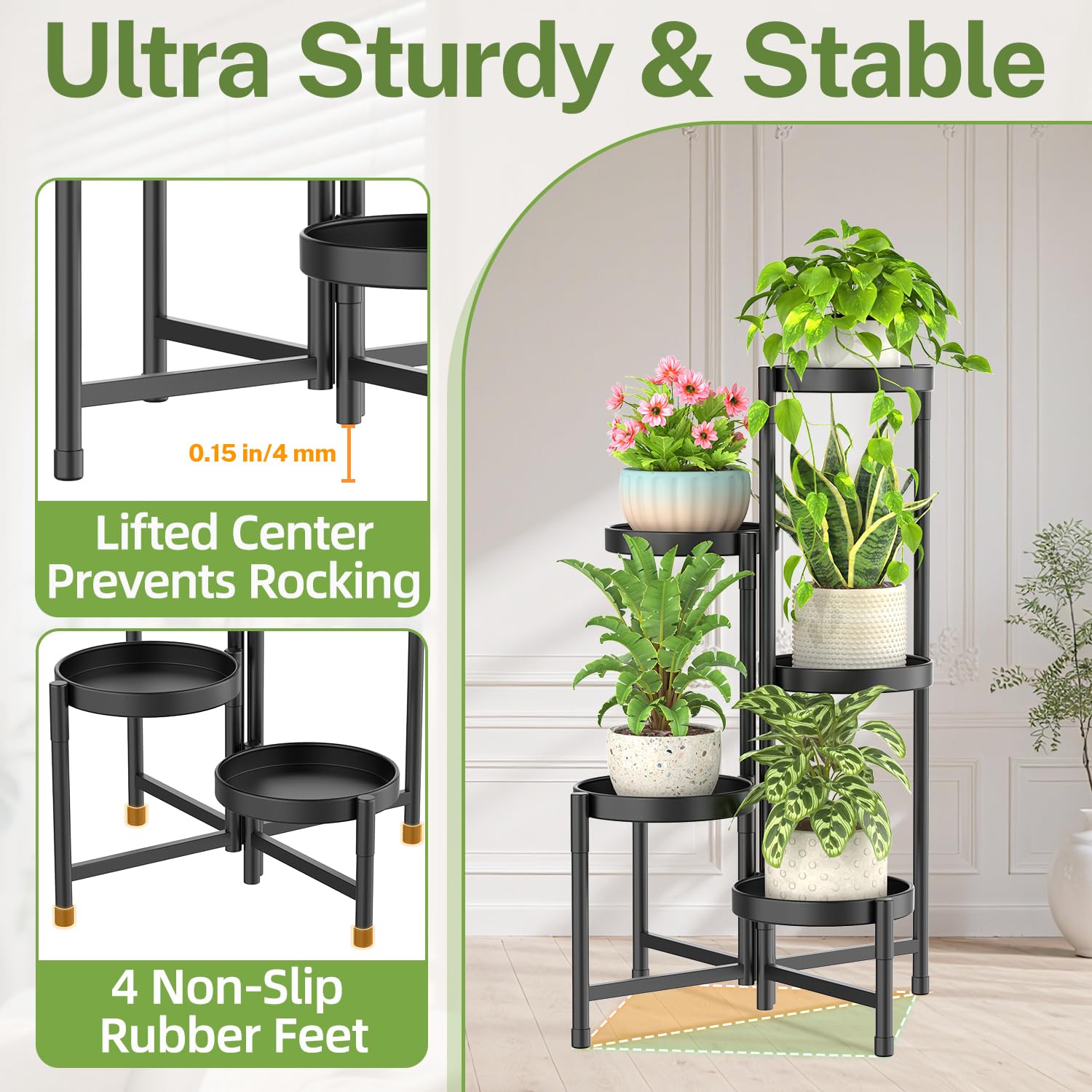iDavosic.ly rotating outer leg mechanism showing adjustable corner fit benefit