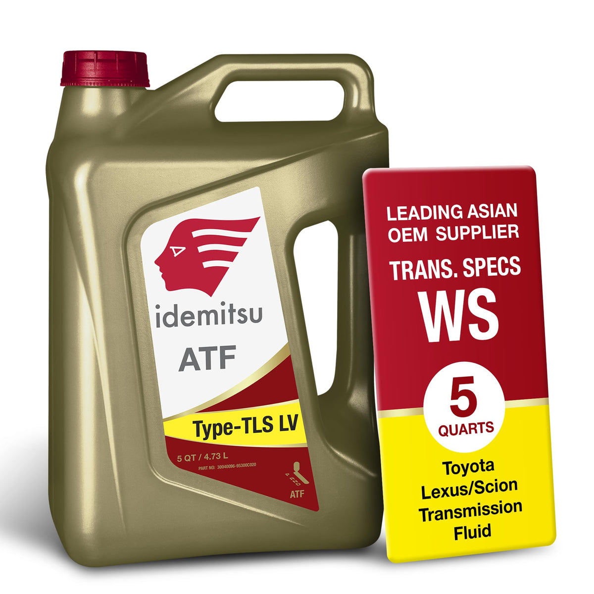 Idemitsu ATF front label showing product and benefits for clear identification