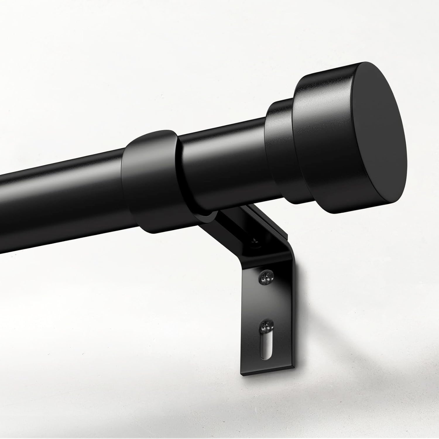 IFELS front view matte black rod showing sleek finish and modern look