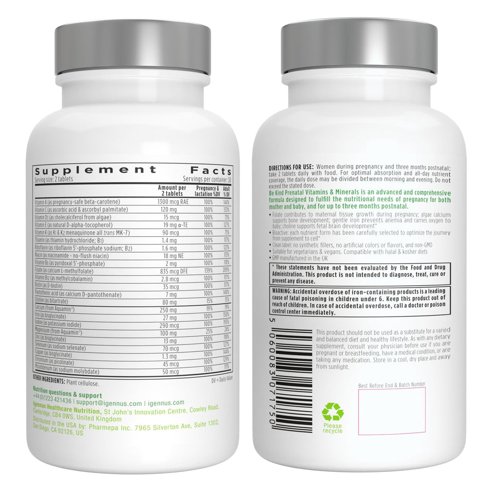 Igennus Healthcare Nutrition laboratory certificate image indicating independent testing