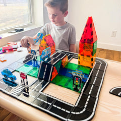 IGIVI vehicles and character dolls in play demonstrating imaginative fun