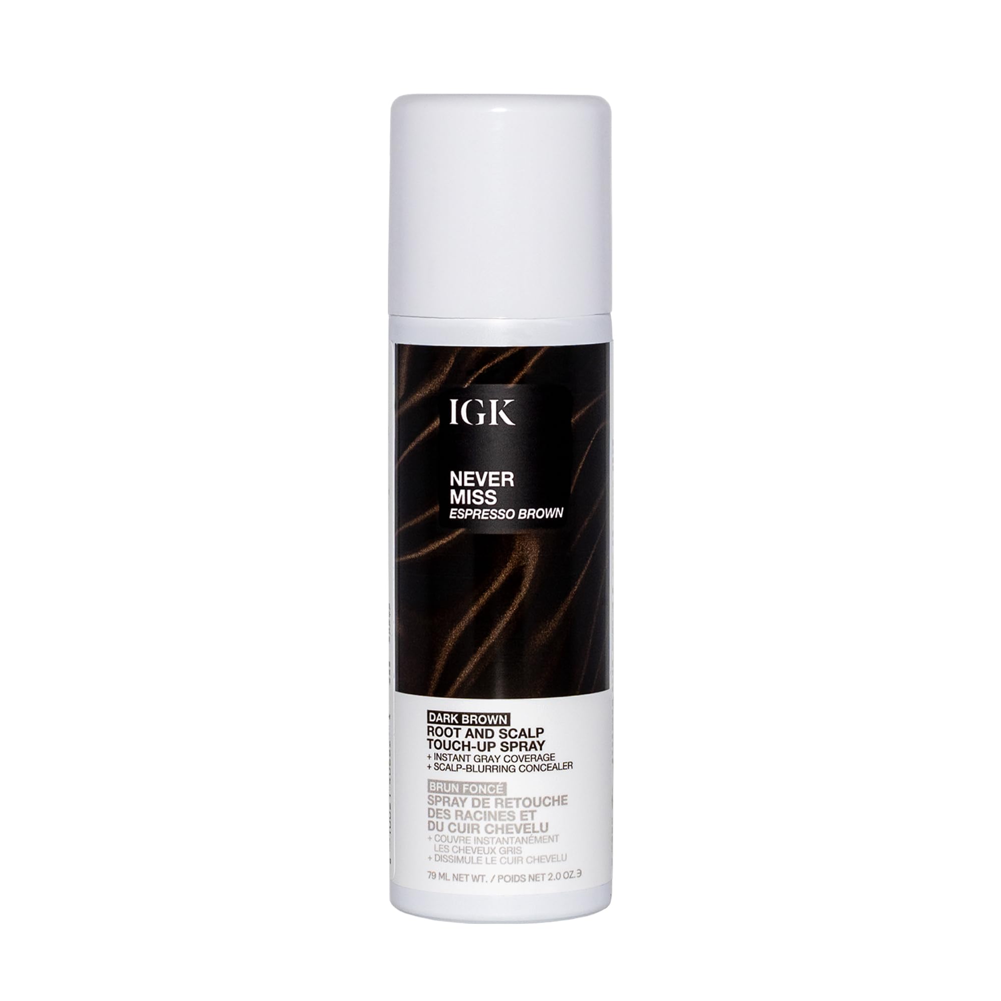 IGK front packaging showing can and brand for quick root fixes