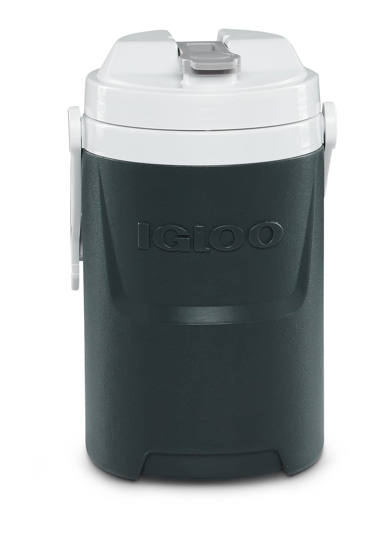 Igloo half-gallon front view showing durable body and handle for long-lasting use