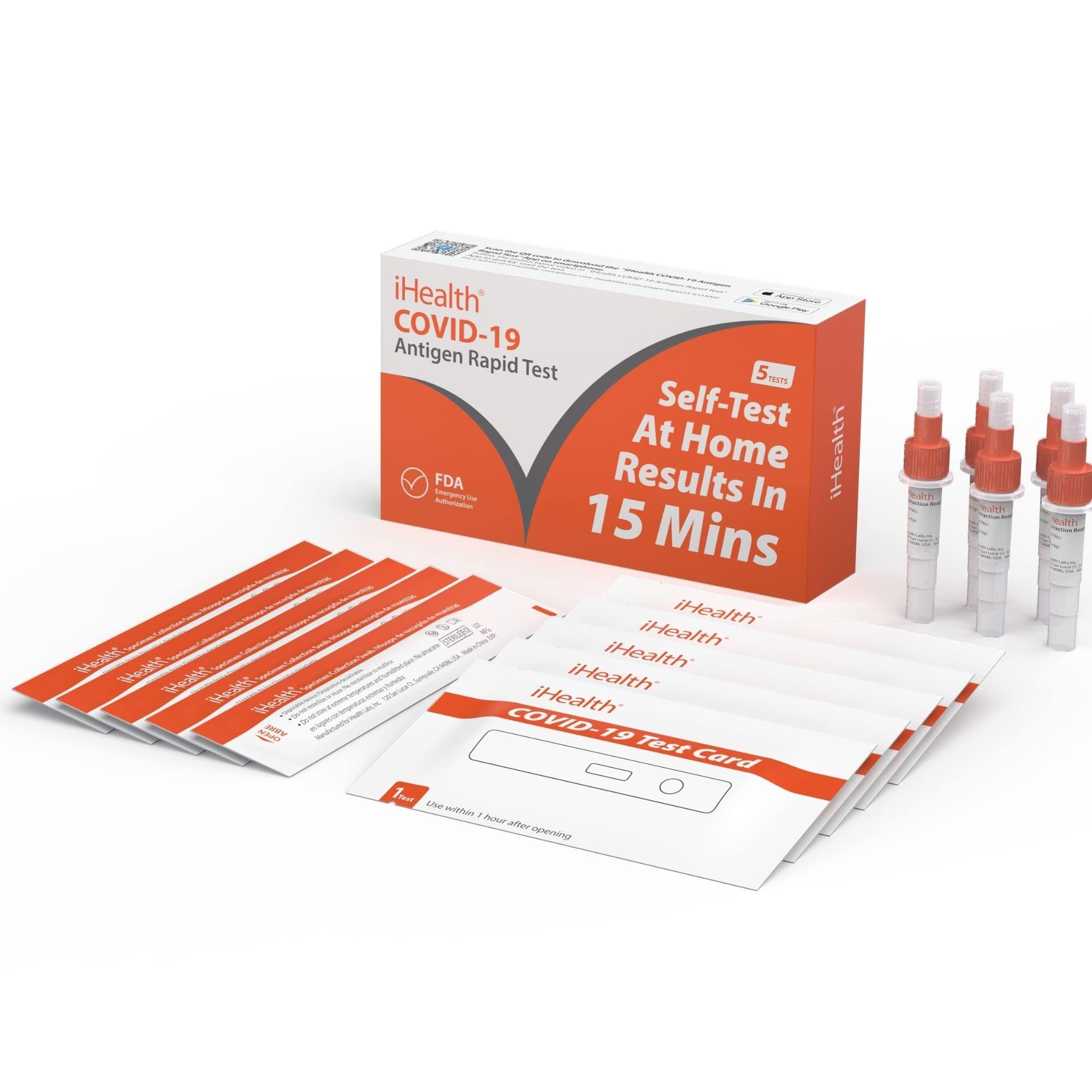 iHealth adult assisting child sample collection showing safe use for kids