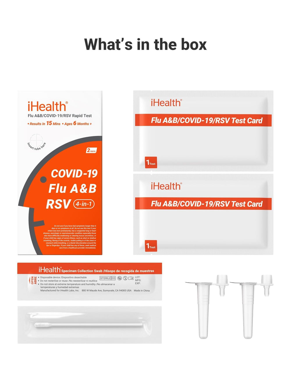 iHealth lifestyle home counter setup showing kit ready for rapid at-home screening