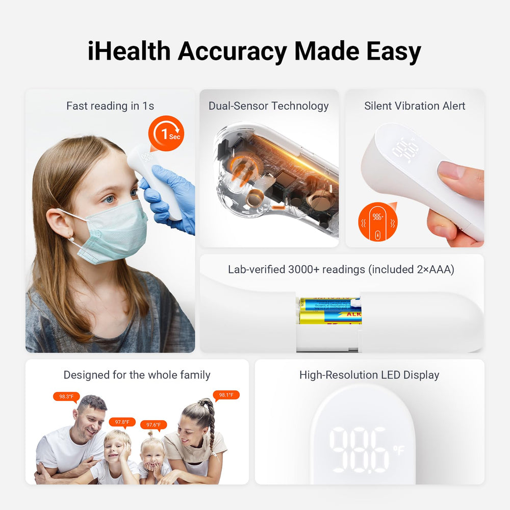 iHealth PT3 with box and AAA batteries ready out-of-the-box convenience