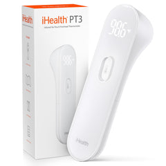 iHealth PT3 front display showing quick readable temperature, boosts convenience