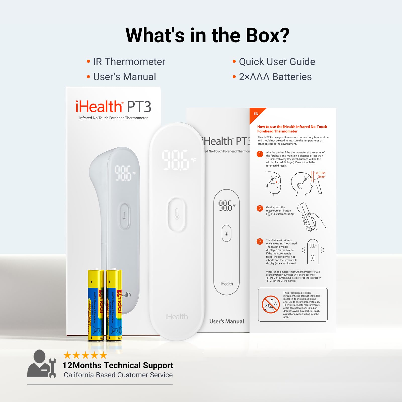iHealth PT3 at a hospital station for hygienic, fast screening use