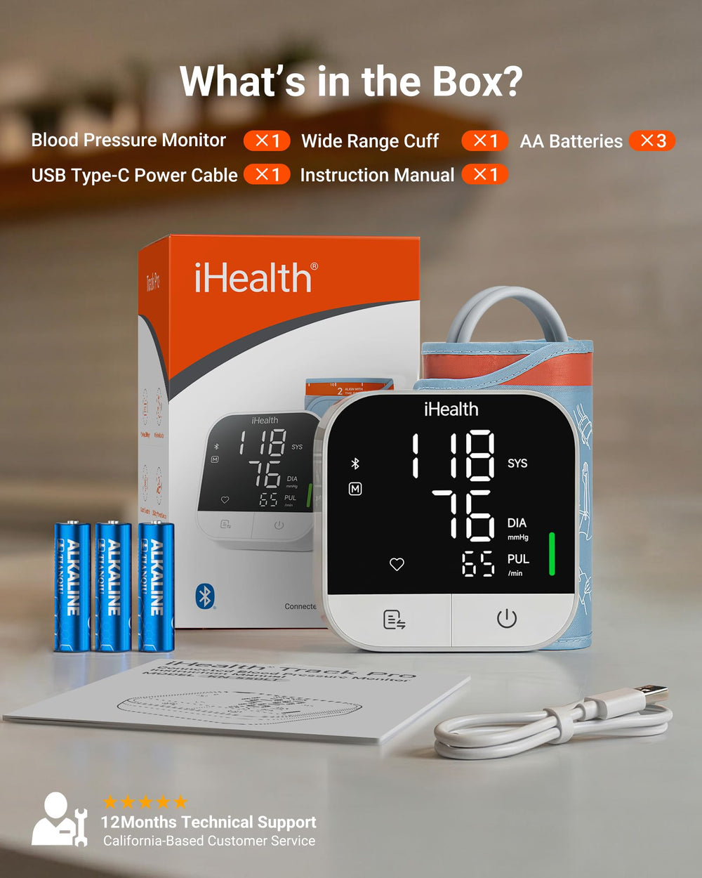 iHealth Track Pro LED indicator lights close-up for instant result interpretation