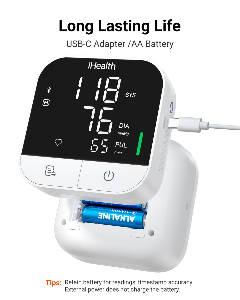 iHealth Track Pro box contents laid out for easy setup and included items