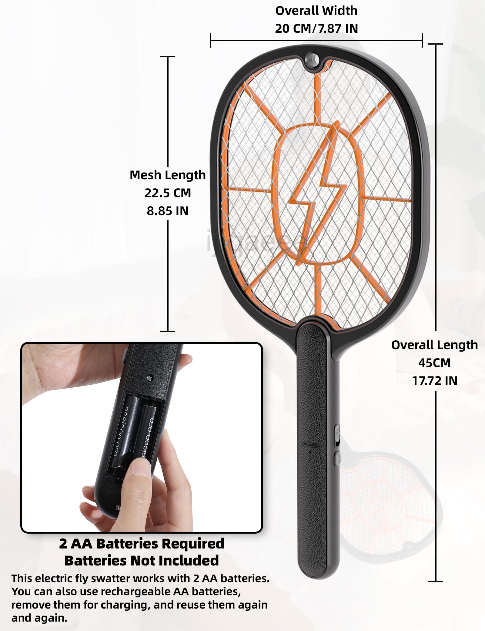 ijiqaeee close-up of electrified inner grid highlighting efficient zapping