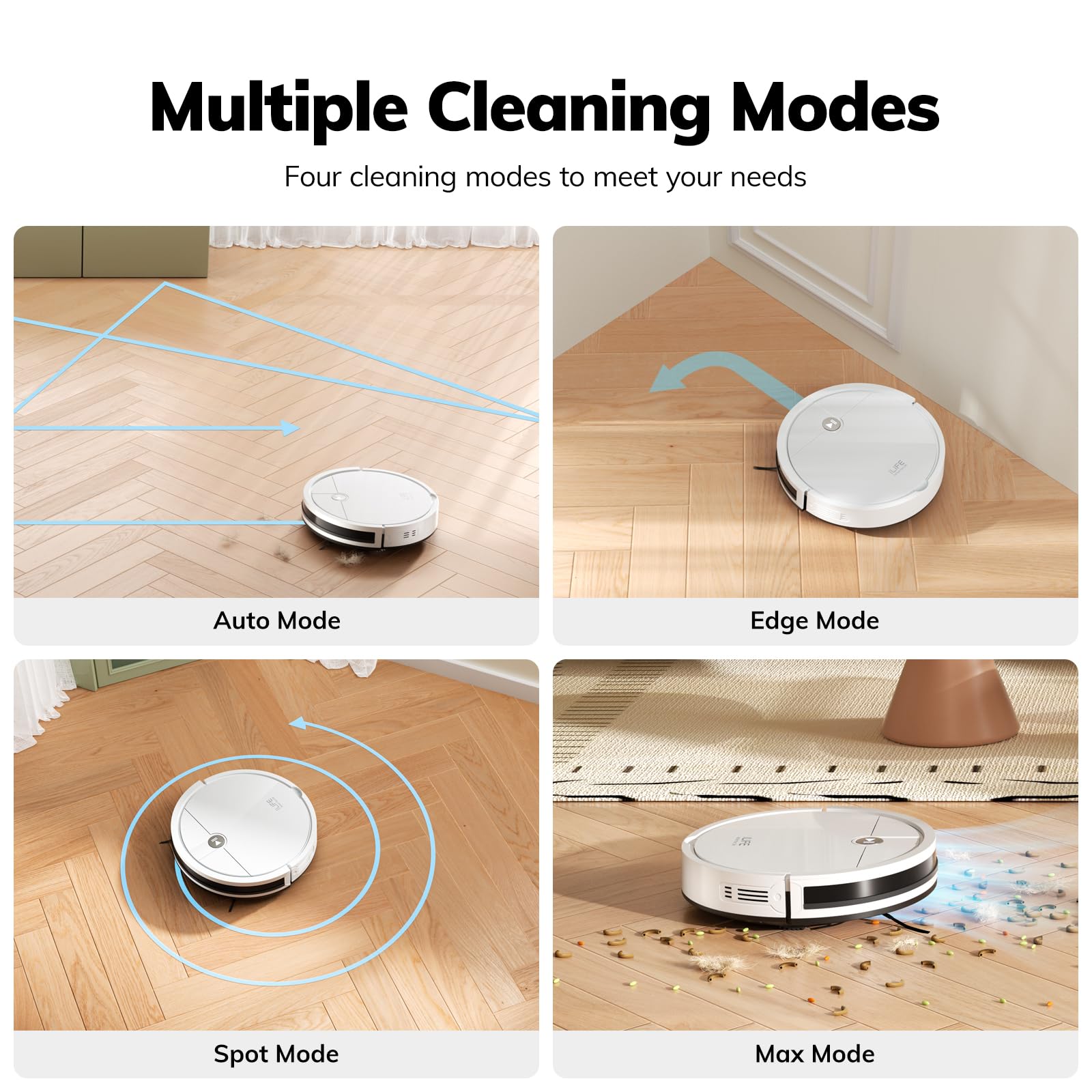 ILIFE V2 returning to charging dock automatically for continuous readiness benefit