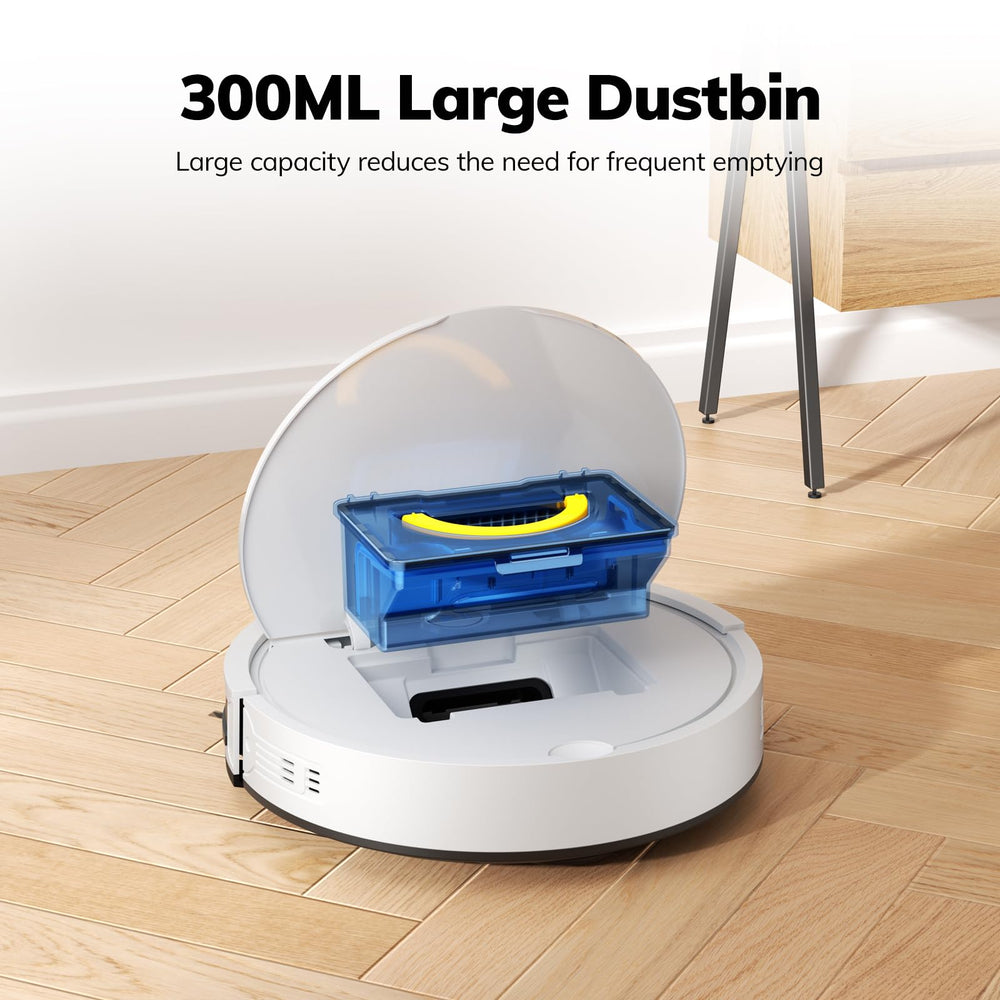 ILIFE V2 in kitchen lifestyle clearing crumbs and everyday debris benefit