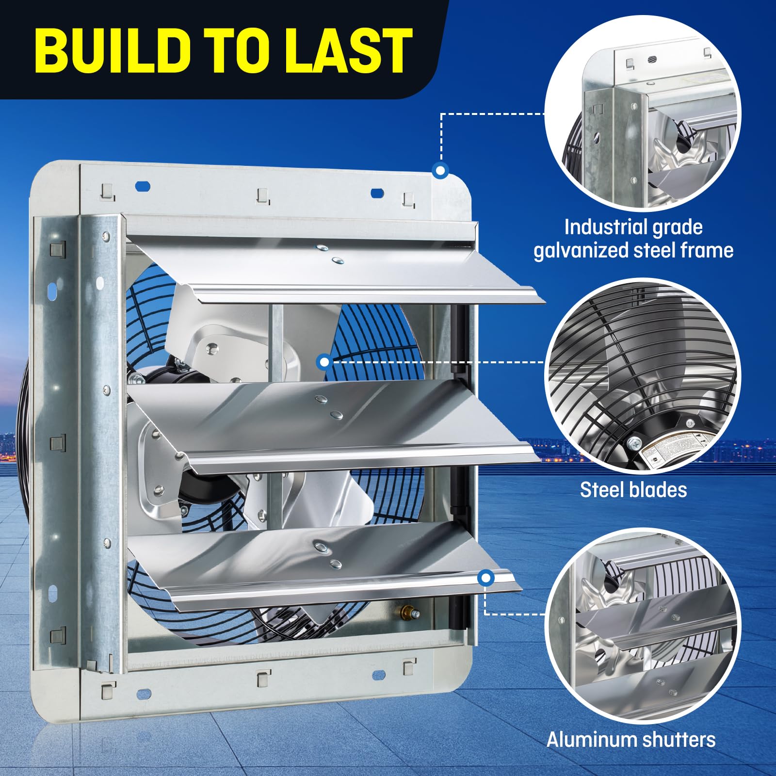 iLIVING installed exhaust fan in greenhouse demonstrating improved air exchange for plants