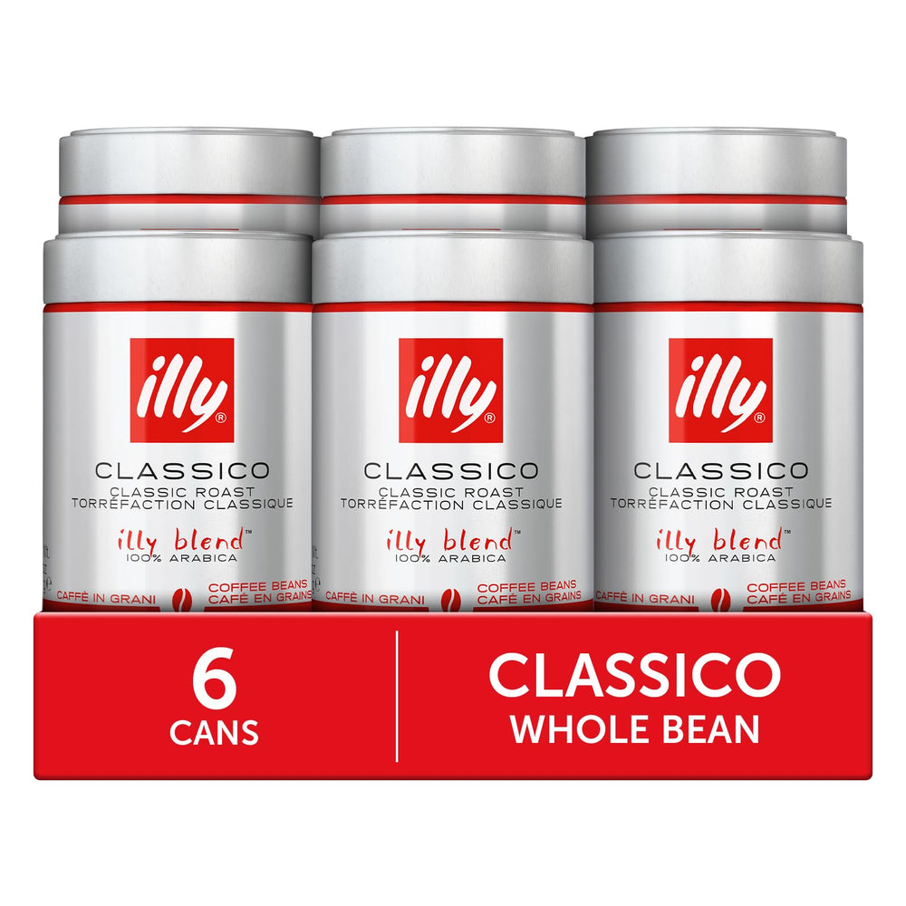 illy close-up of medium roast beans highlighting smooth texture and aroma