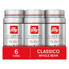 illy close-up of medium roast beans highlighting smooth texture and aroma