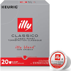 illy front packaging showing 20-count box and clear branding for quick selection