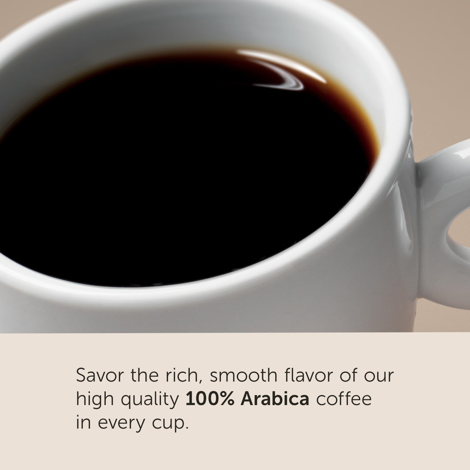 freshly brewed cup from illy pod showing crema and aroma for satisfying flavor