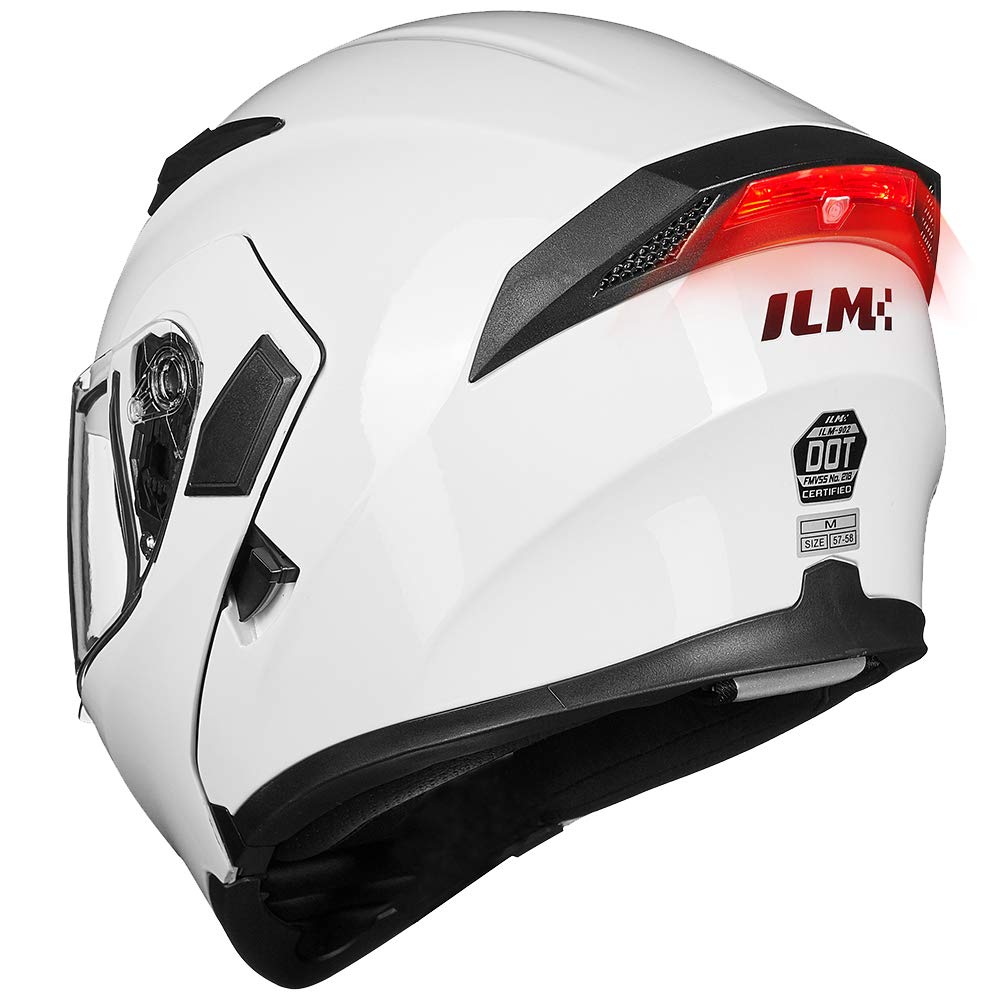 ILM helmet front view showing shell and visor with clear protection benefit