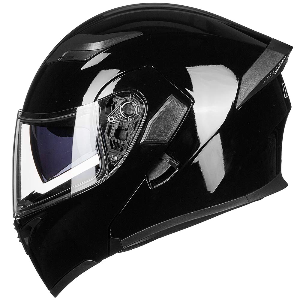 ILM 902L flipped-up modular helmet demonstrating quick-access convenience benefit