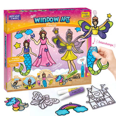 Imagimake front packaging showing the princess suncatcher kit and clear contents for easy selection