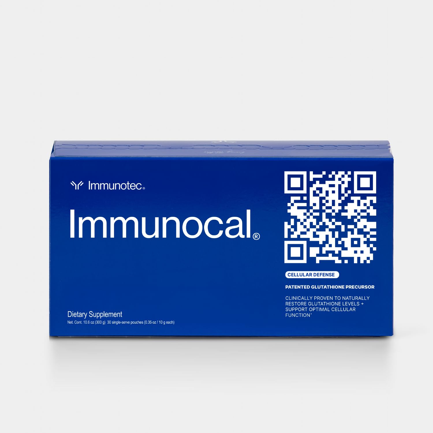 Immunocal front packaging showing clean design and serving information