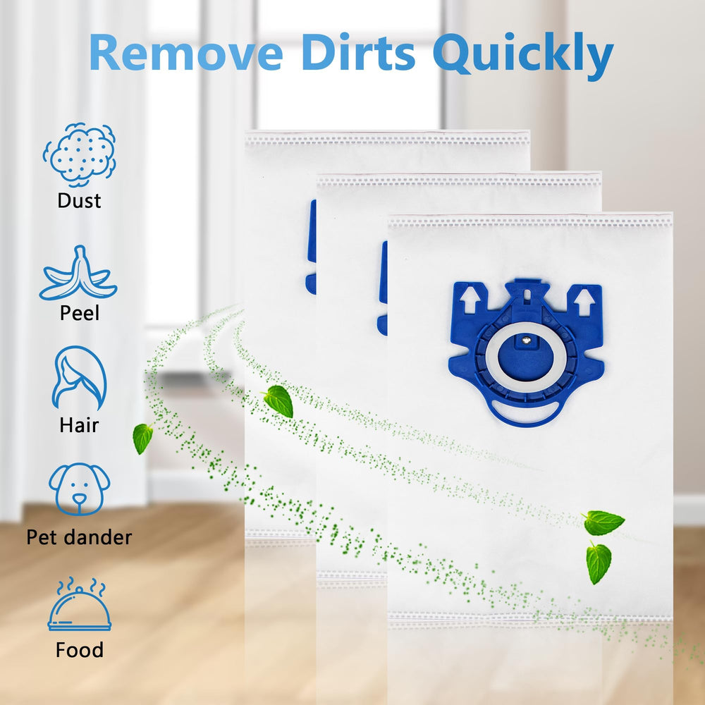 Improvedhand AirClean filters with cleaning brush, easier maintenance