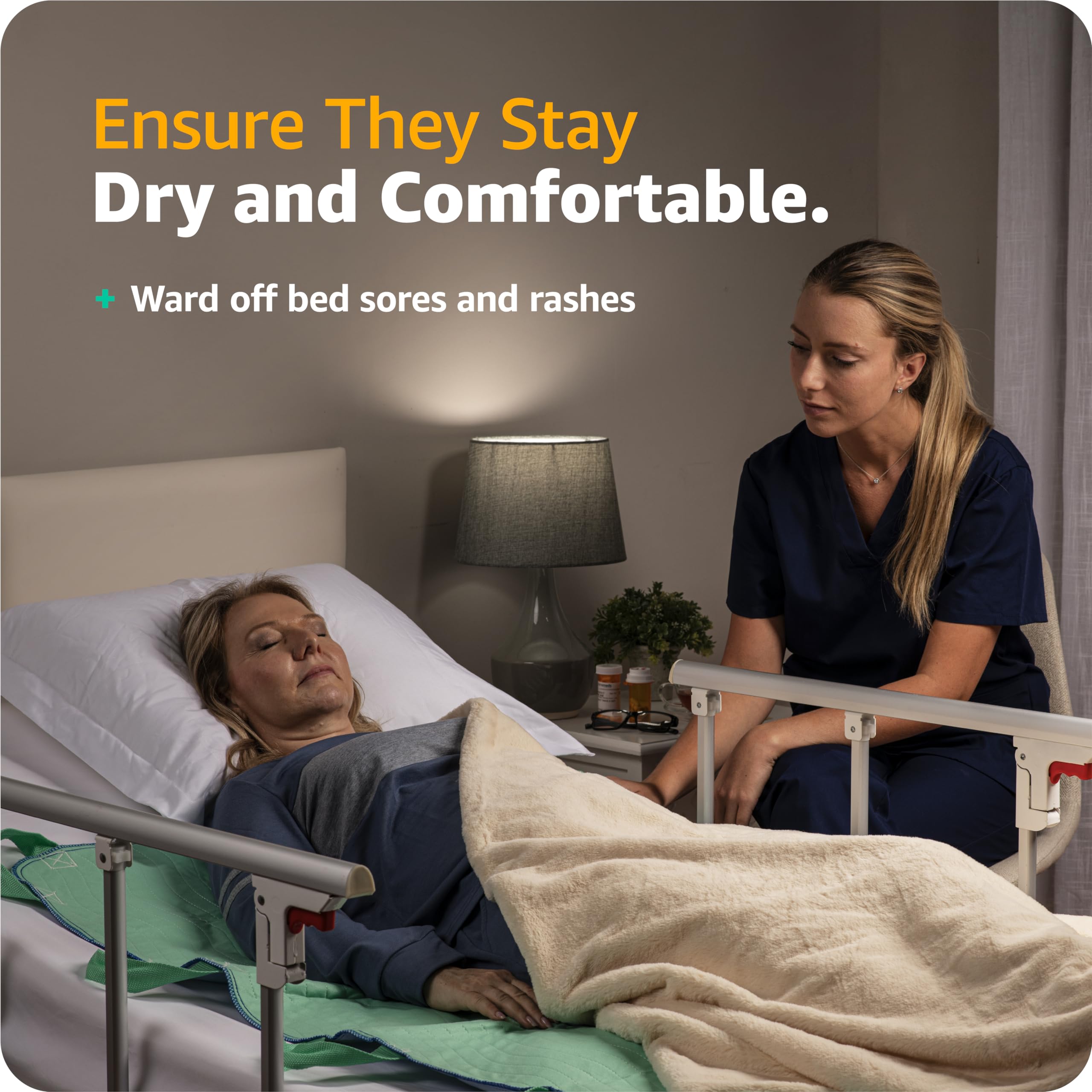 IMPROVIA in a bedroom setting on bed, blends functionality with home comfort