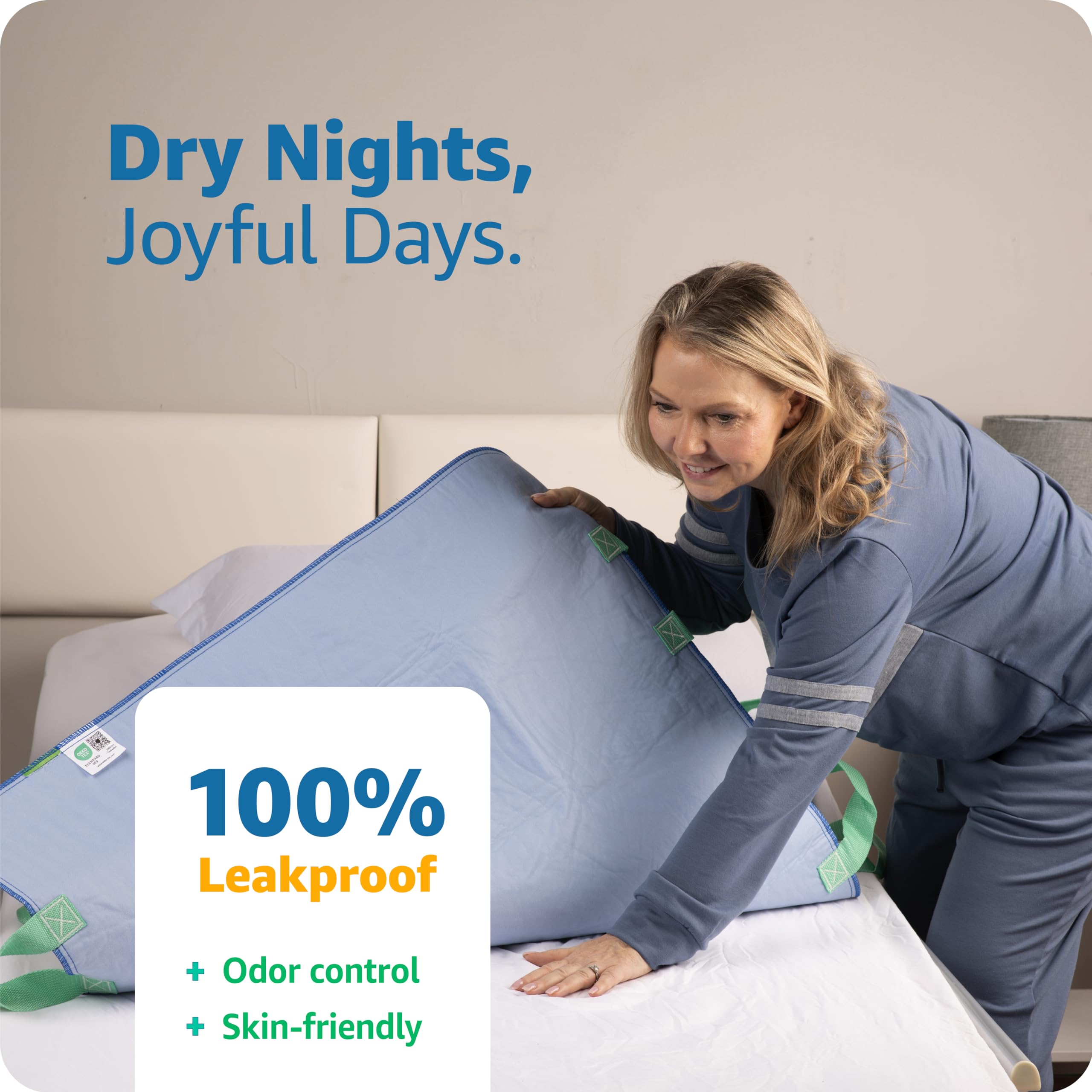 IMPROVIA quick-dry top layer texture, reduces moisture against skin fast