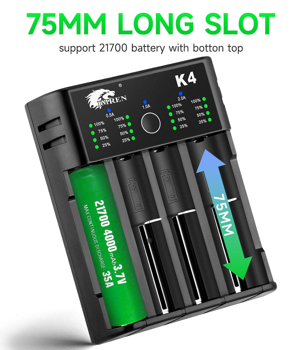 IMREN charger connected via USB‑C cable for portable power and on‑the‑go charging