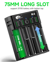 IMREN charger connected via USB‑C cable for portable power and on‑the‑go charging
