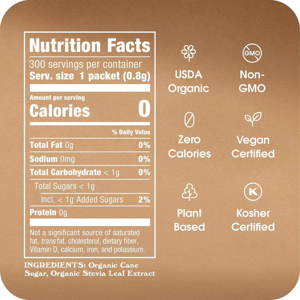 Close-up of a single IN THE RAW packet showing ingredient clarity and texture