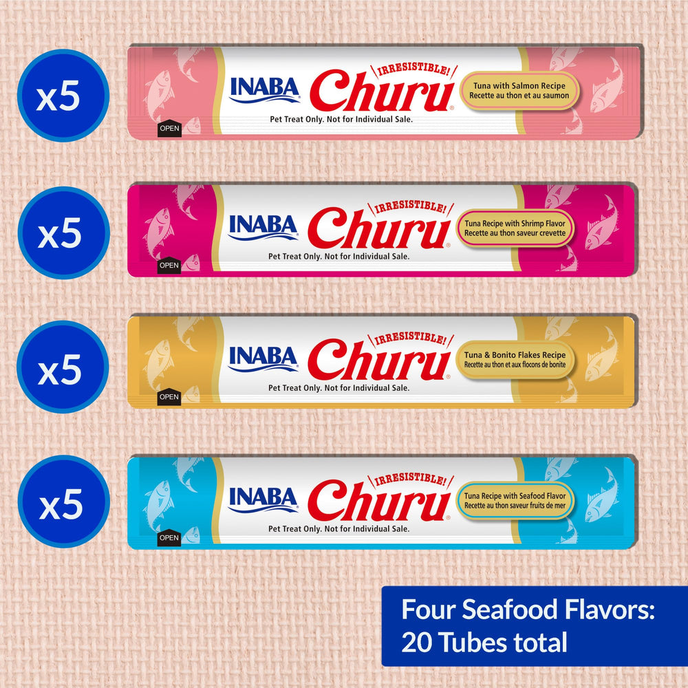 INABA wild-caught tuna ingredient display emphasizing quality protein