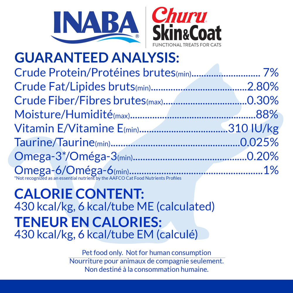 INABA Churu assortment laid out to show flavor variety