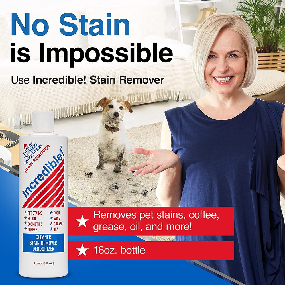 INCREDIBLE! spraying onto a carpet spot for fast stain removal