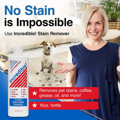 INCREDIBLE! spraying onto a carpet spot for fast stain removal