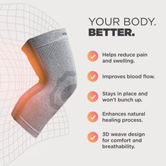 Incrediwear fabric closeup highlighting element-infused texture for circulation