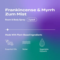 Indigo Wild mist spraying into air demonstrates quick freshening benefit