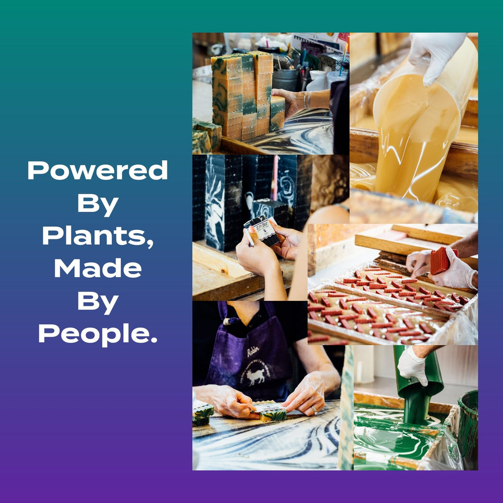 Indigo Wild Zum label close-up showing ingredients and cold-processed claim