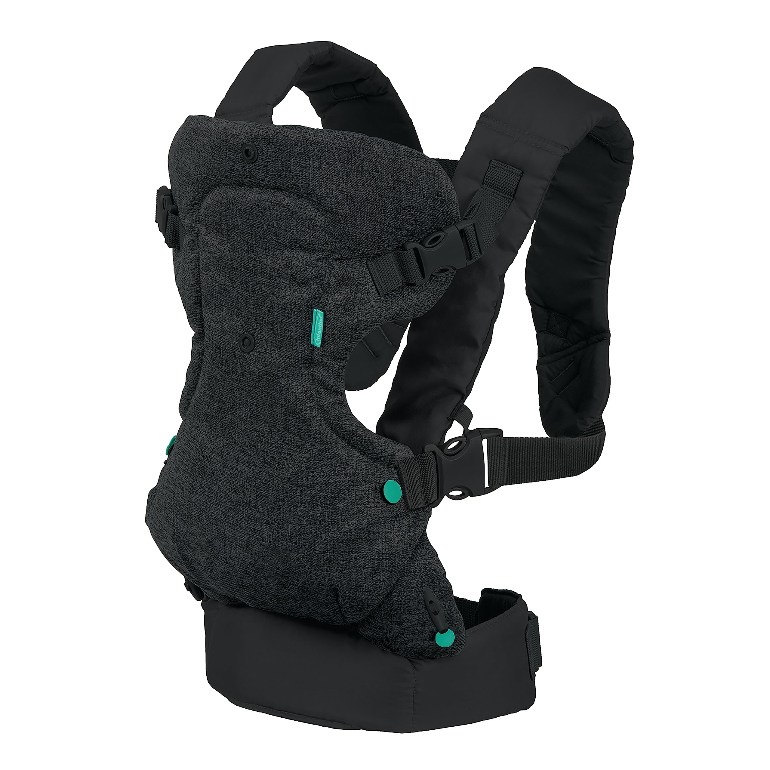 Infantino folded carrier compact for travel and simple storage convenience