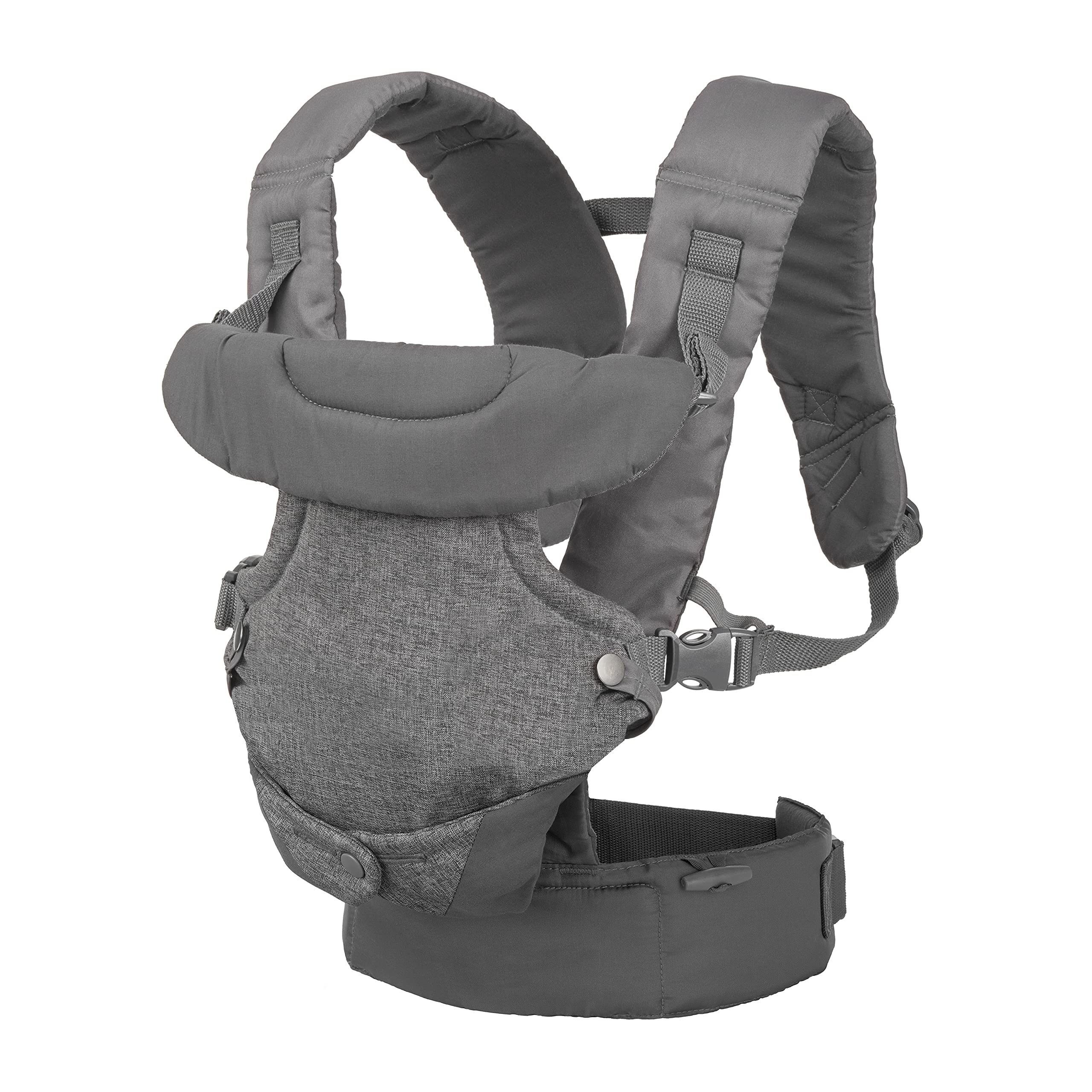 Infantino size scale with diaper bag showing compact, travel-friendly footprint