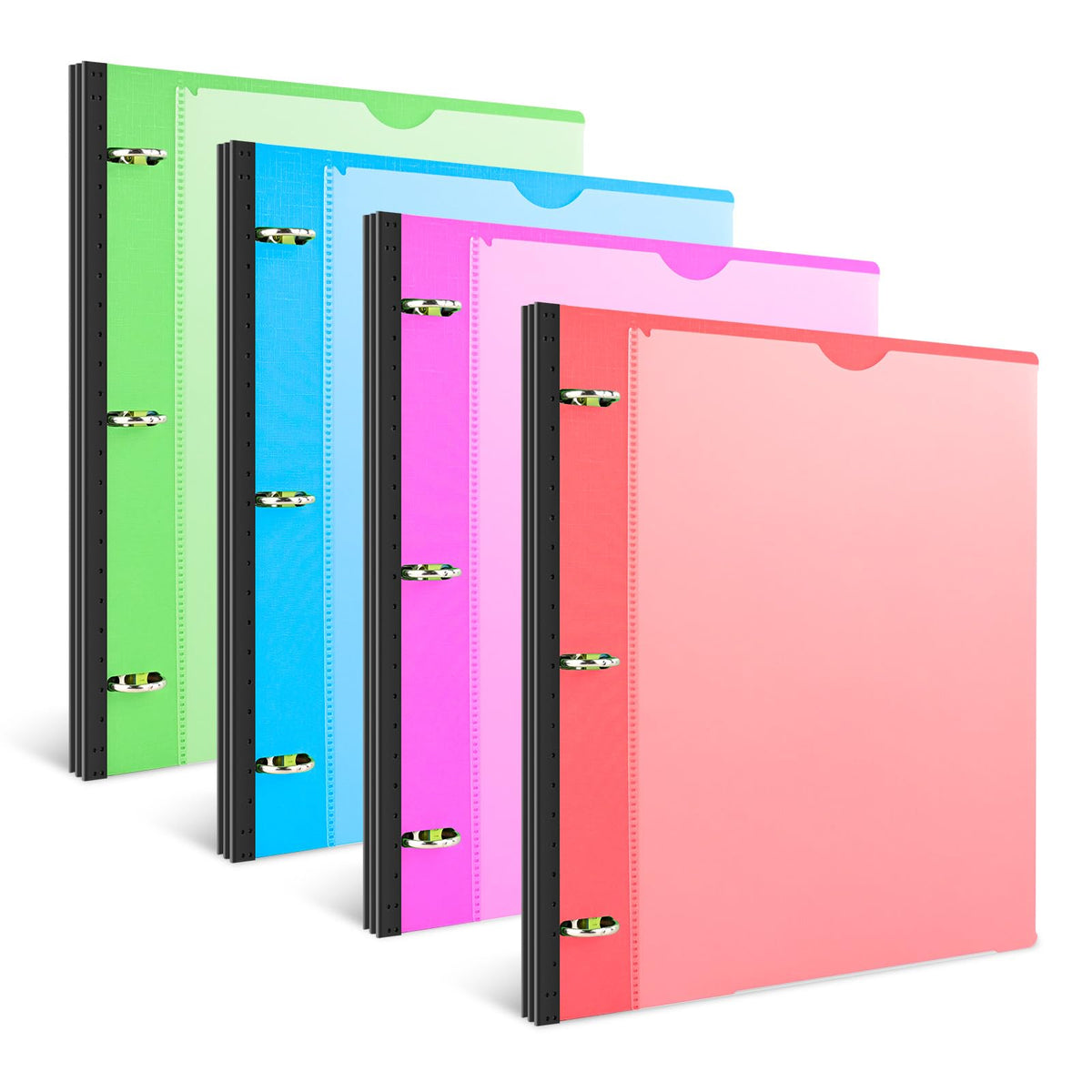 INFUN front cover with clear pocket showing customizable title benefit
