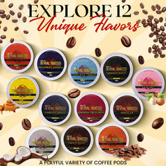 InfuSio coffee grounds texture close-up, highlights 100% Arabica quality benefit