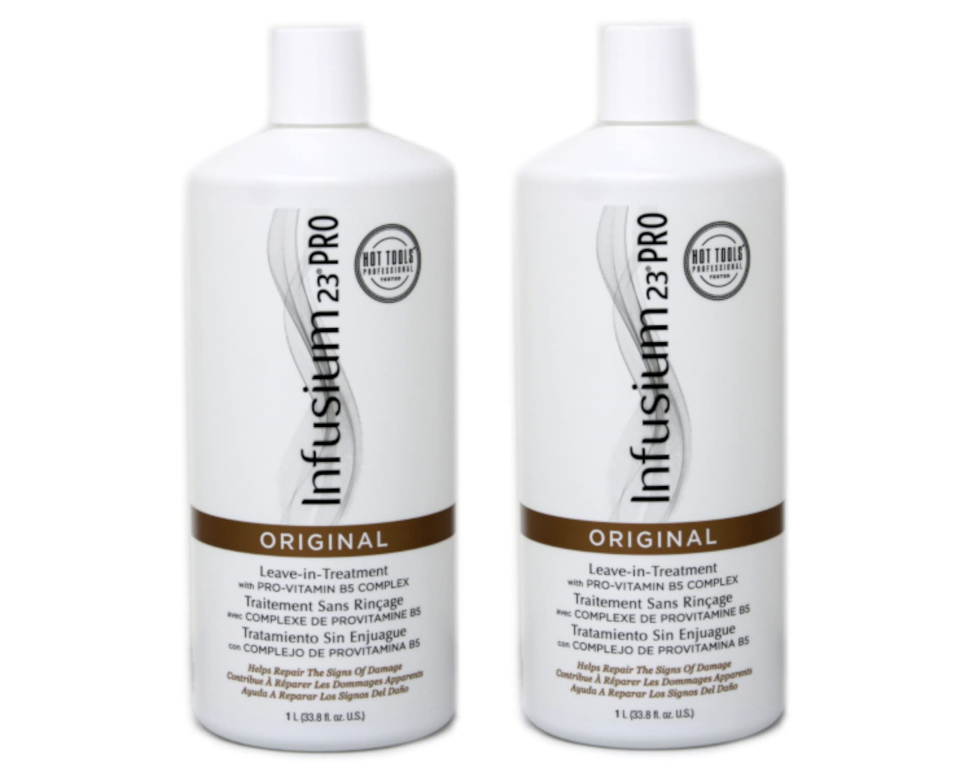 INFUSIUM 23 front label showing product and pack benefits for value