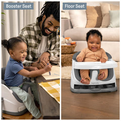 Ingenuity Baby Base detachable tray displayed for easy feeding convenience