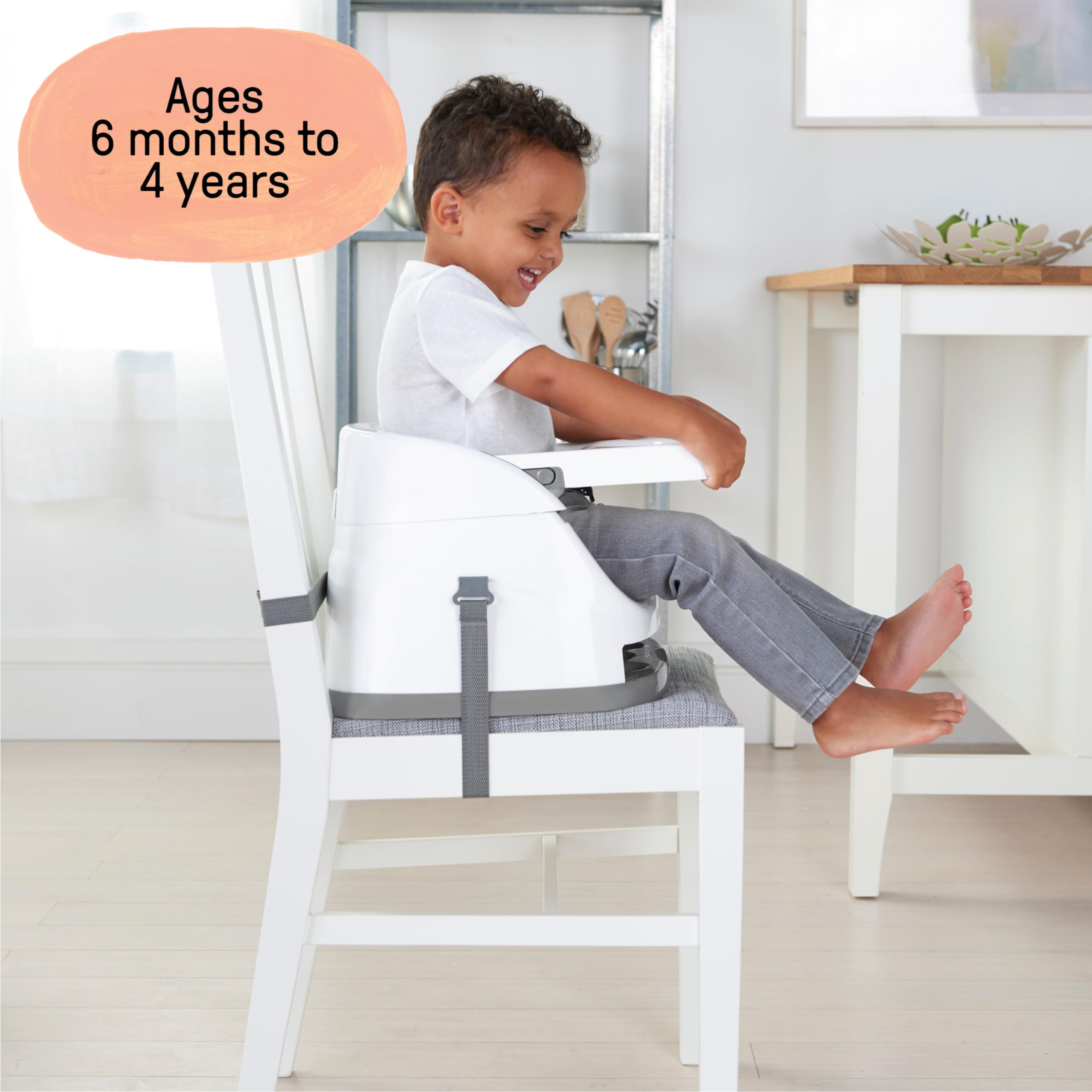 Ingenuity Baby Base used as floor seat illustrating versatile playtime use
