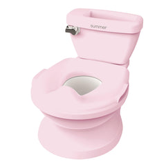 ingenuity front view pink potty showing child-friendly design and confidence