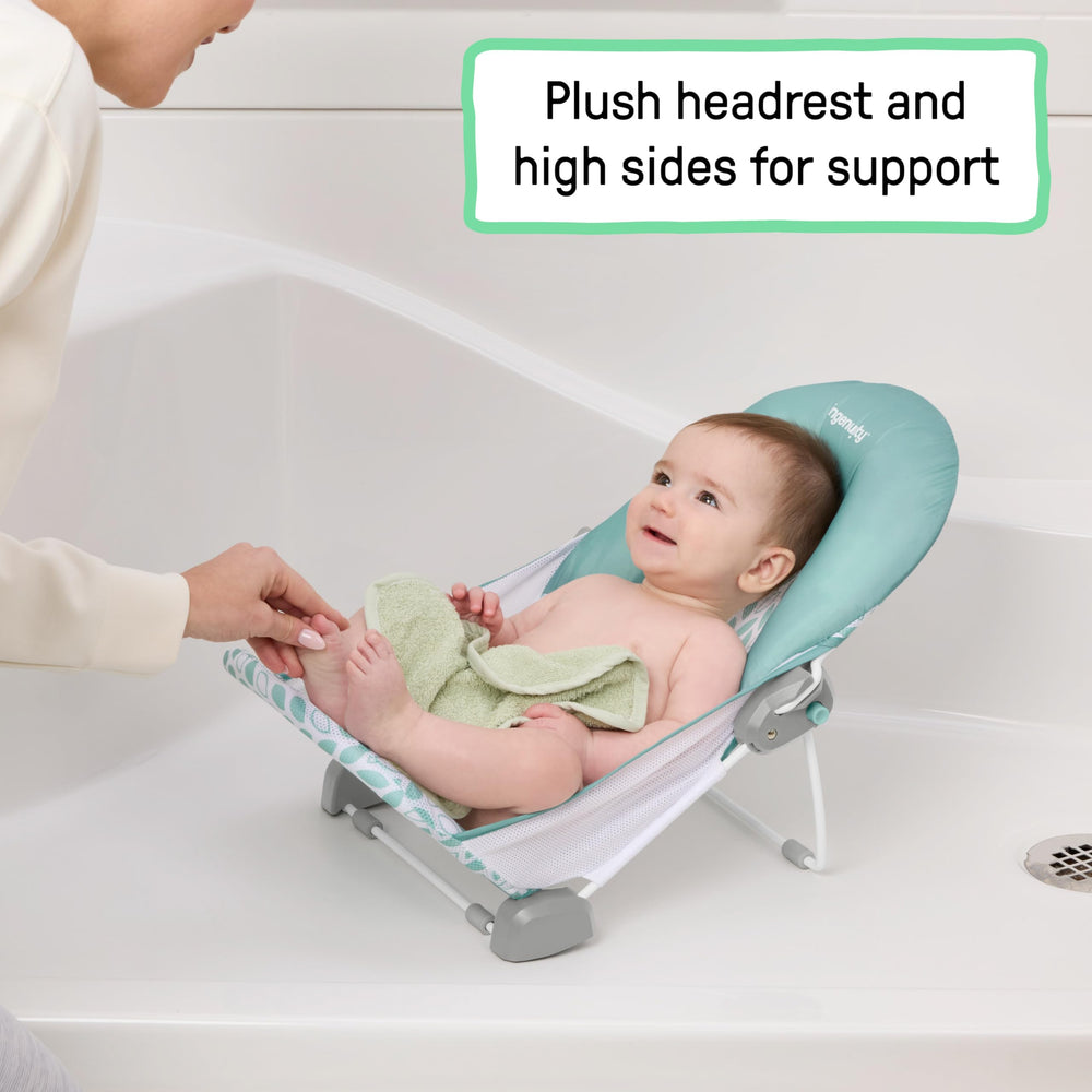 Ingenuity padded head bolster detail providing gentle head support