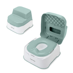 Ingenuity front view of 3-in-1 potty showing compact design and transitions